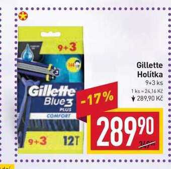 Billa Gillette holítka 9+3 ks nabídka
