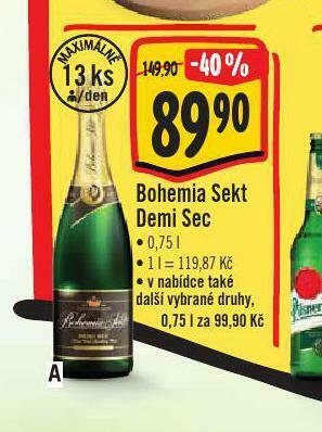 Jip Bohemia sekt demi sec nabídka