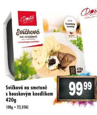 Qanto Svíčková na smetaně s houskovým knedlíkem nabídka