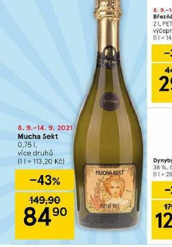 Tesco Mucha sekt nabídka