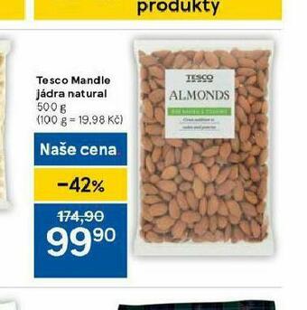 Mandle jádra natural