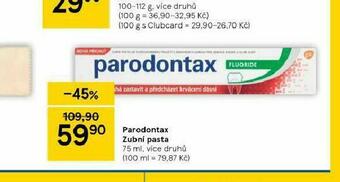 Tesco Parodontax zubní pasta nabídka