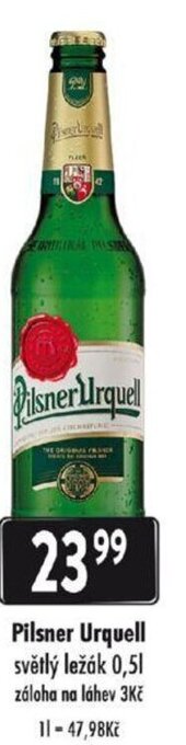 Qanto Pilsner Urquell světlý ležák 0,5L nabídka