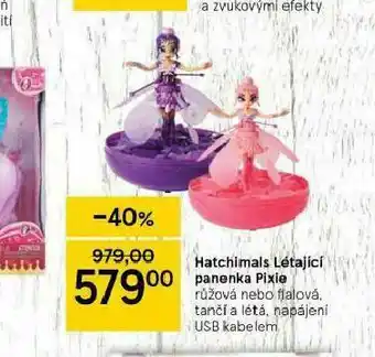 Tesco Hatchimals létající panenka pixie nabídka