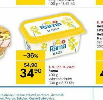 Tesco Rama 400 g nabídka