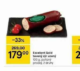 Tesco Excelent gold tavený sýr uzený nabídka