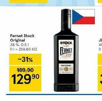 Tesco Fernet stock original nabídka