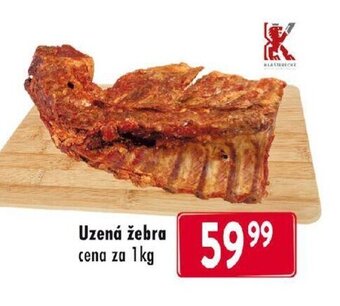 Qanto Uzená žebra cena za 1kg nabídka