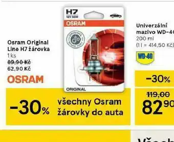 Tesco Osrma original line h7 žárovka nabídka