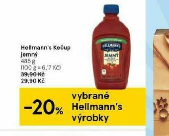 Tesco Hellmann´s kečup jemný nabídka