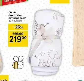 Dětská dvouvrstvá bavlněná deka