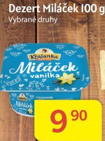 Kubík potraviny Dezert Miláček 100 g nabídka