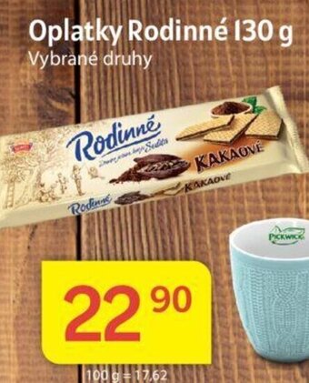 Kubík potraviny Oplatky Rodinné 130 g nabídka