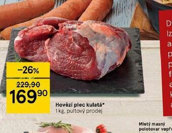 Tesco Hovězí kulatá plec nabídka