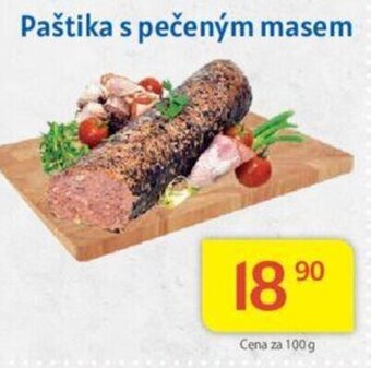 Kubík potraviny Paštika s pečeným masem nabídka
