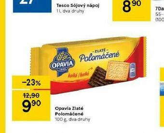 Tesco Opavia zlaté polomáčené nabídka
