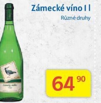 Kubík potraviny Zámecké víno 1L nabídka