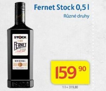 Kubík potraviny Fernet Stock 0,5L nabídka