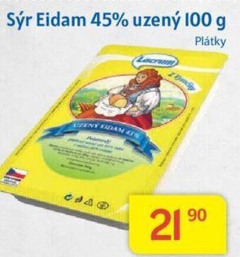 Kubík potraviny Sýr Eidam 45% uzený 100 g nabídka
