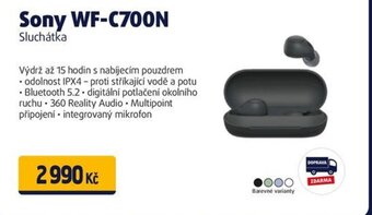 Datart Sony WF-C700N Sluchátka nabídka