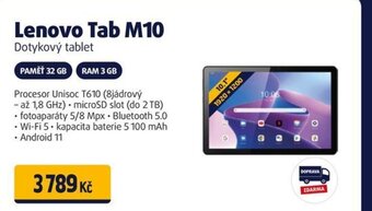 Datart Lenovo Tab M10 Dotykový tablet nabídka