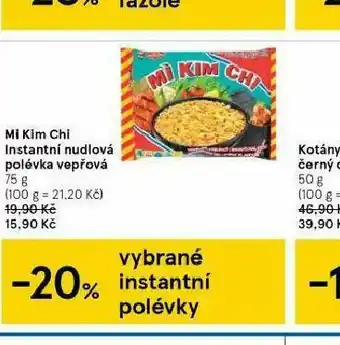 Tesco Mi kim chi instantní polévka vepřová nabídka