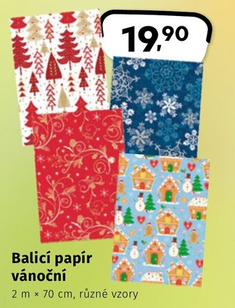 Coop Balicí papír vánoční nabídka