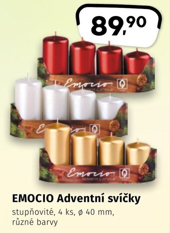 EMOCIO Adventní svíčky