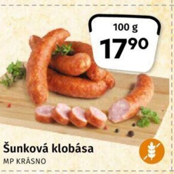 Coop Šunková klobása nabídka