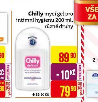 Teta Chilly mycí gel pro intimní hygienu nabídka
