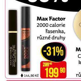 Teta Max factor řasenka nabídka