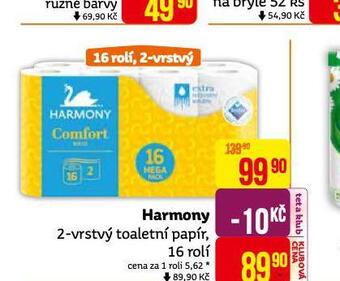Teta Harmony toaletní papír nabídka