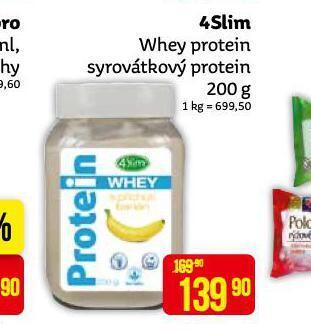 Teta 4slim whey protein syrovátkový protein nabídka
