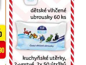 Teta Tip line dětské vlhčené ubrousky nabídka