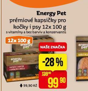 Teta Energy pet prémiové kapsičky pro kočky nabídka