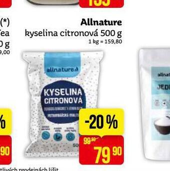 Teta Allnature kyselina citronová nabídka