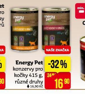 Teta Energy pet konzervy pro kočky nabídka