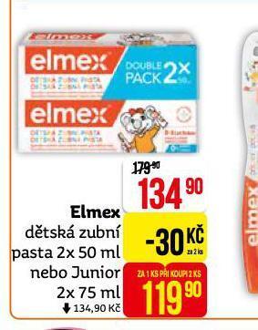 Teta Elmex dětská zubní pasta nabídka