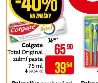 Teta Colgate total original zubní pasta nabídka