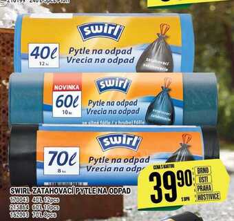 Tamda Foods Swirl zatahovací pytle na odpad nabídka