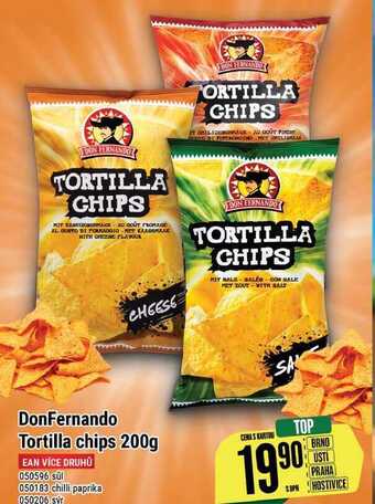 Tamda Foods Donfernando tortilla chips 200g nabídka