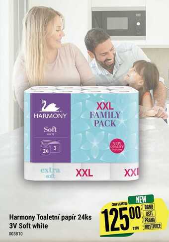 Tamda Foods Harmony toaletní papír 24ks 3v soft white nabídka