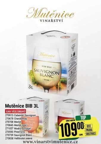 Mutěnice bib 3l