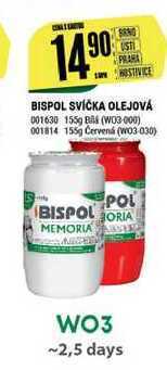 Tamda Foods Bispol svíčka olejová nabídka