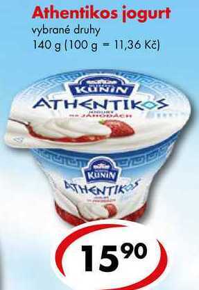 CBA Athentikos jogurt, 140 g nabídka