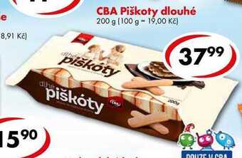 CBA Cba piškoty dlouhé, 200 g nabídka