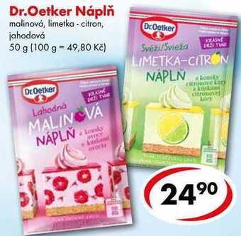 CBA Dr. oetker náplň, 50 g nabídka