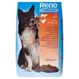 CBA Reno kompletní krmivo pro dospělé psy s hovězím a s drůbežím 10kg nabídka