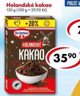 CBA Holandské kakao, 120 g nabídka