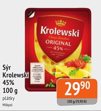 Coop hb Sýr Krolewski 45% 100 g nabídka
